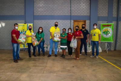 Ceagro e FundaÃ§Ã£o Banco do Brasil doam mais de 15 toneladas de alimentos em Laranjeiras do Sul 